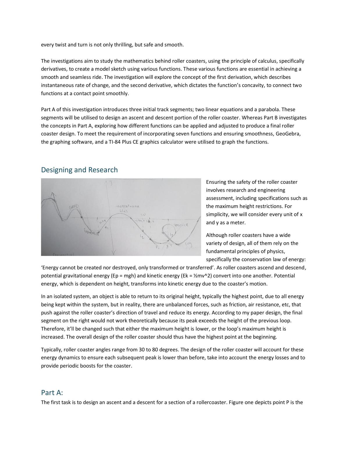 Roller Coaster Investigation  - Page 2