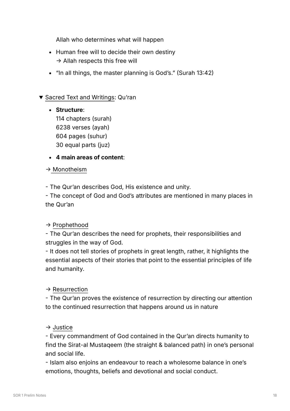 Studies of Religion 1 Prelim Notes - Page 18