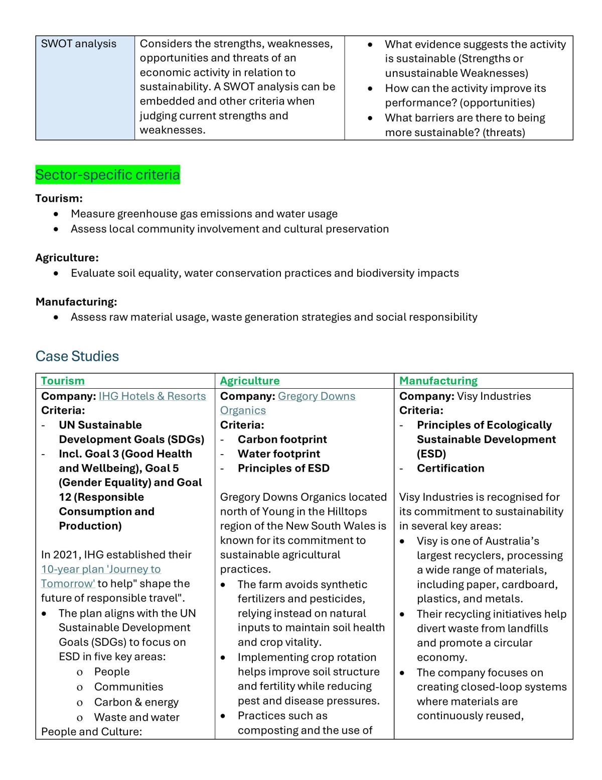 Statistics and Examples Geography Global Sustainability  - Page 16