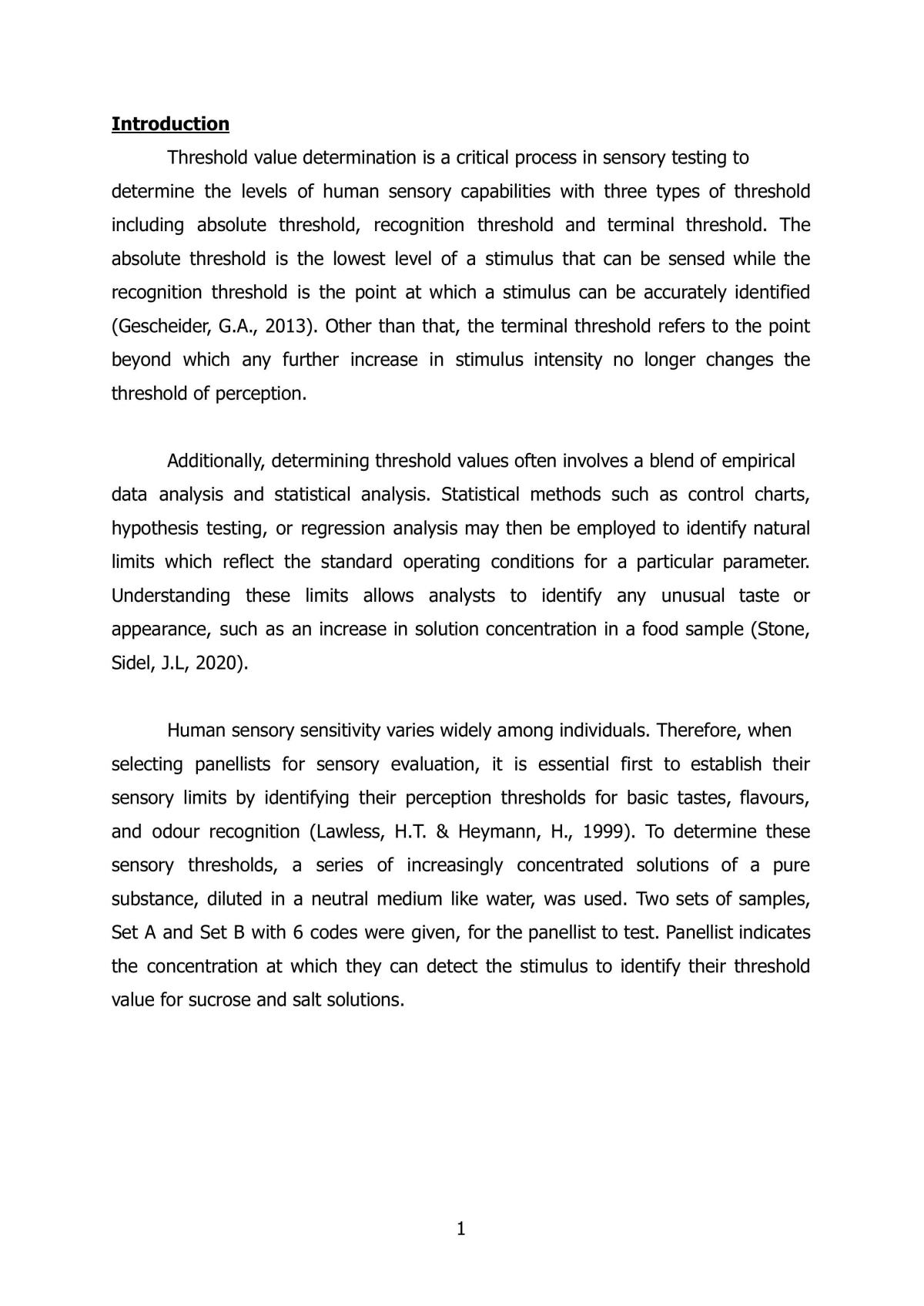 Threshold Value Determination - Page 2