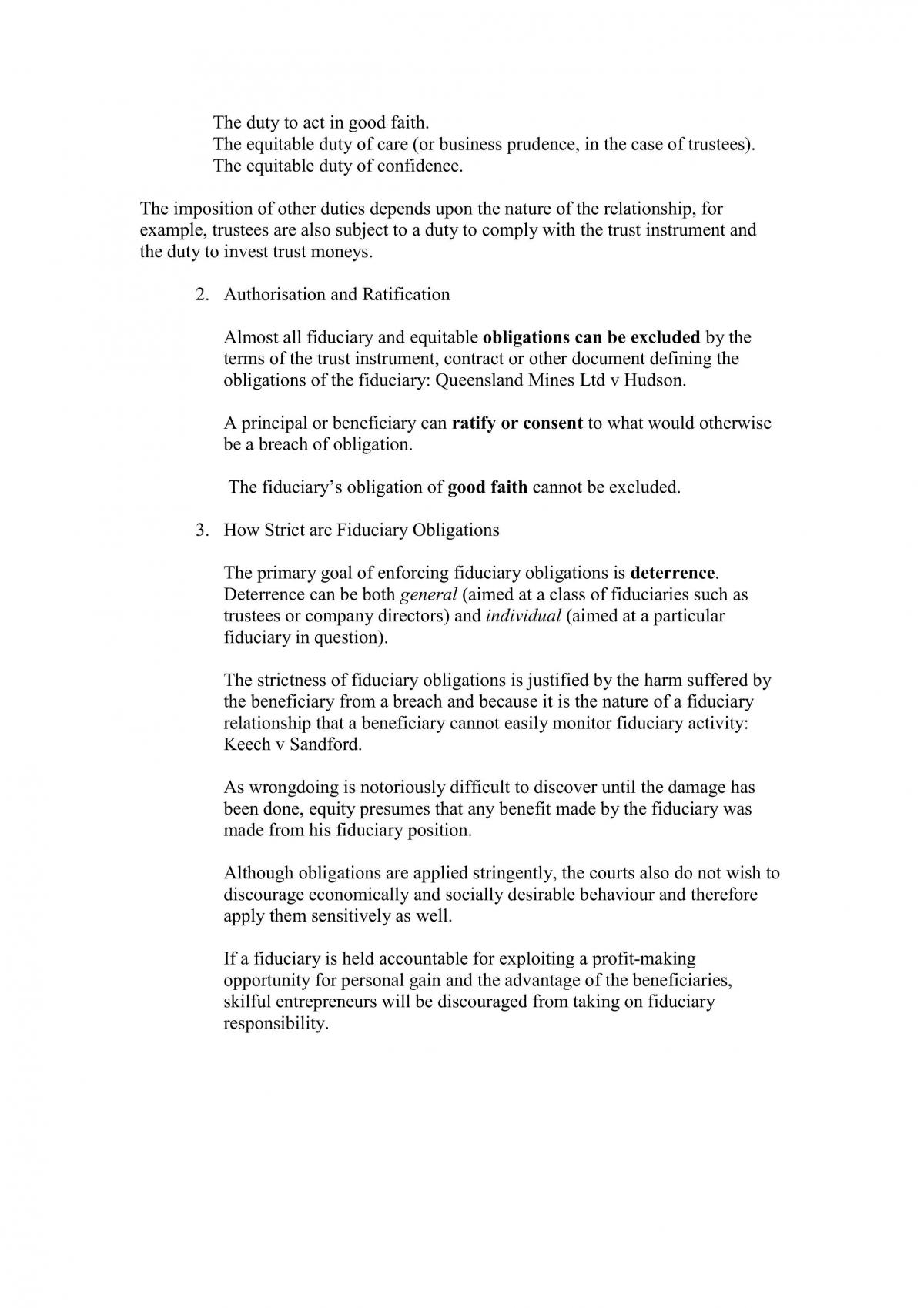 Equity and Trusts Exam Summary - Page 31