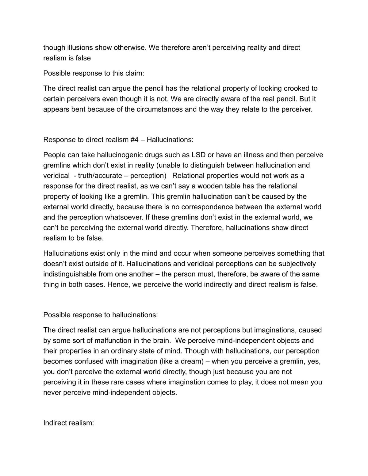 Aqa A-Level Philosophy - Epistemology Full A* Topic Notes.  - Page 12
