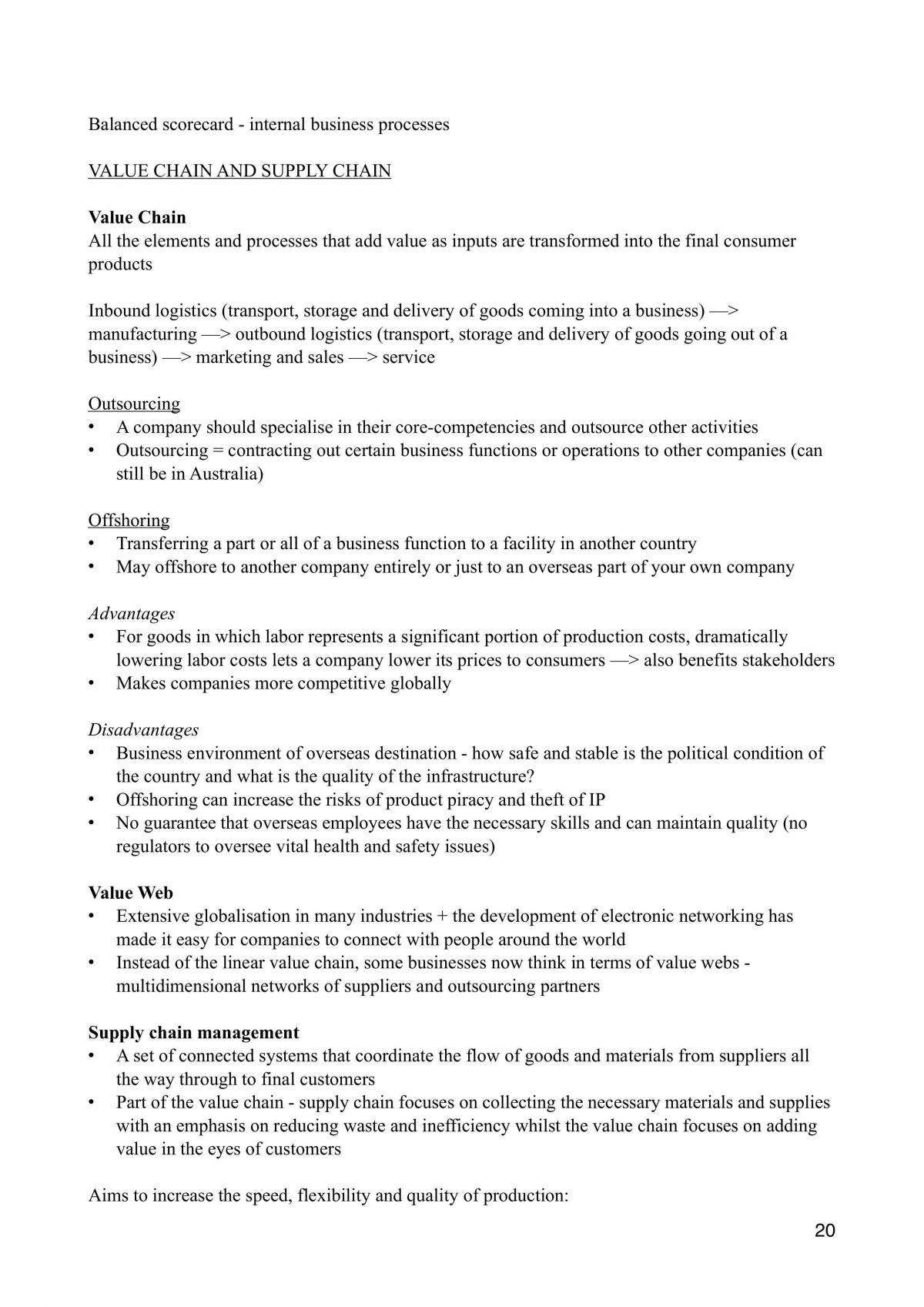 BUSS1001 Full Notes - Page 20