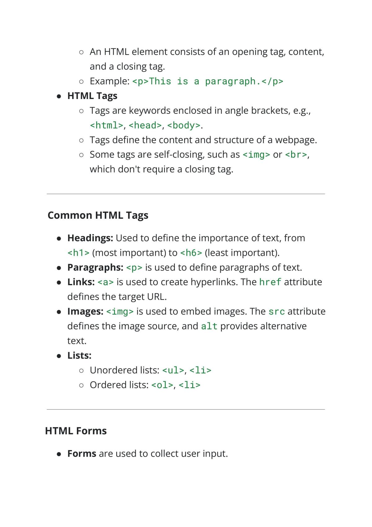Digital Technologies - Notes about HTML and CSS - Page 10