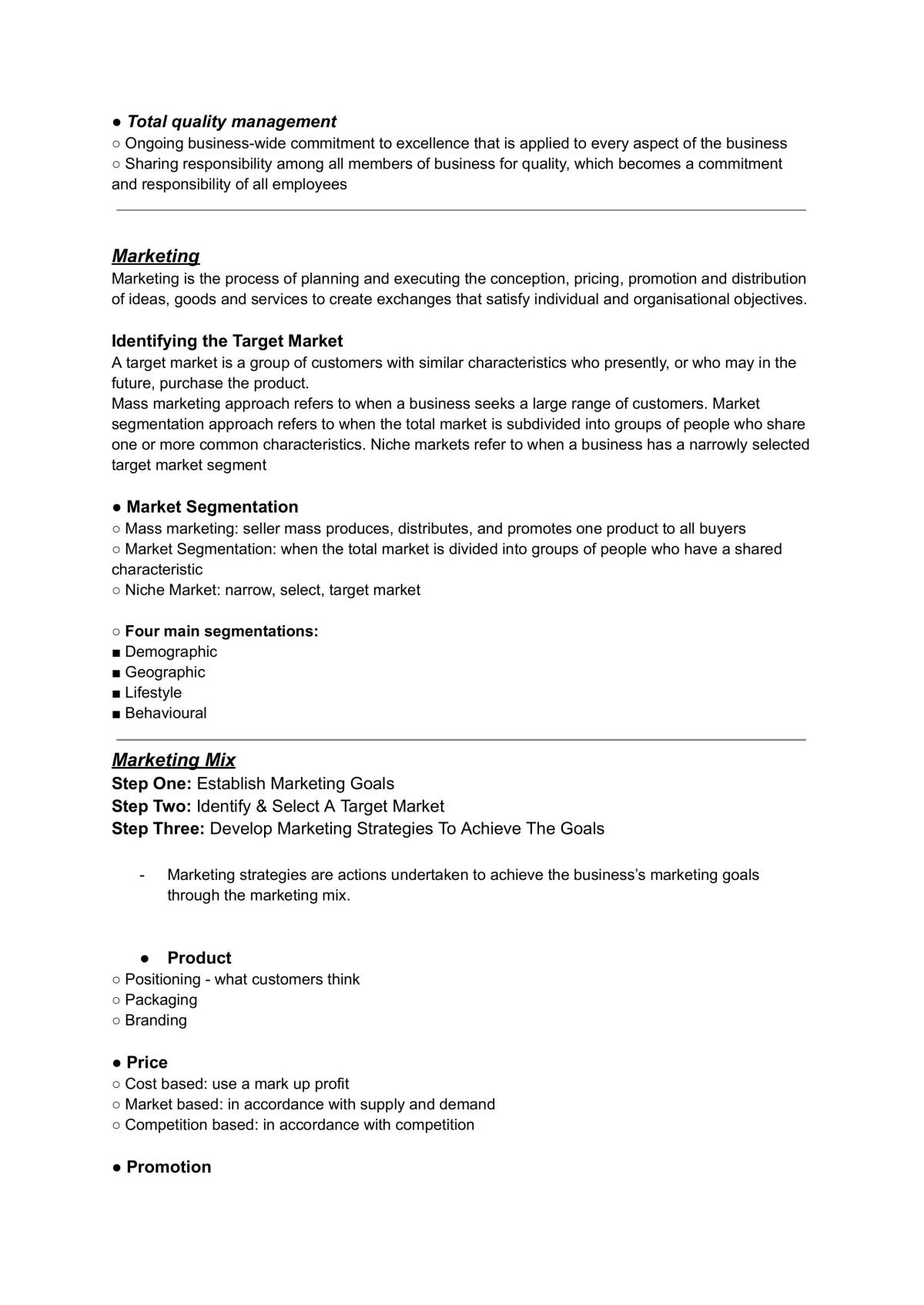 Business Studies Prelim Study Notes - Page 22