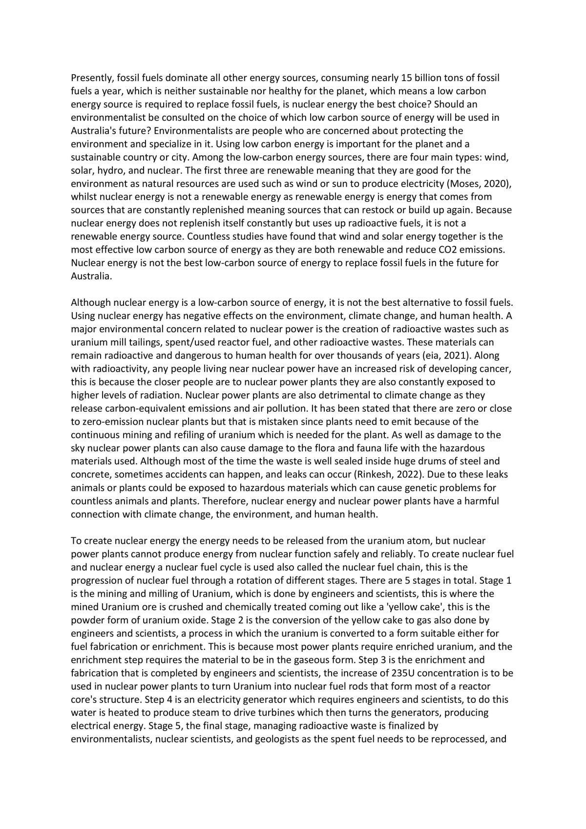 Nuclear Fuel Cycle Essay - Page 2