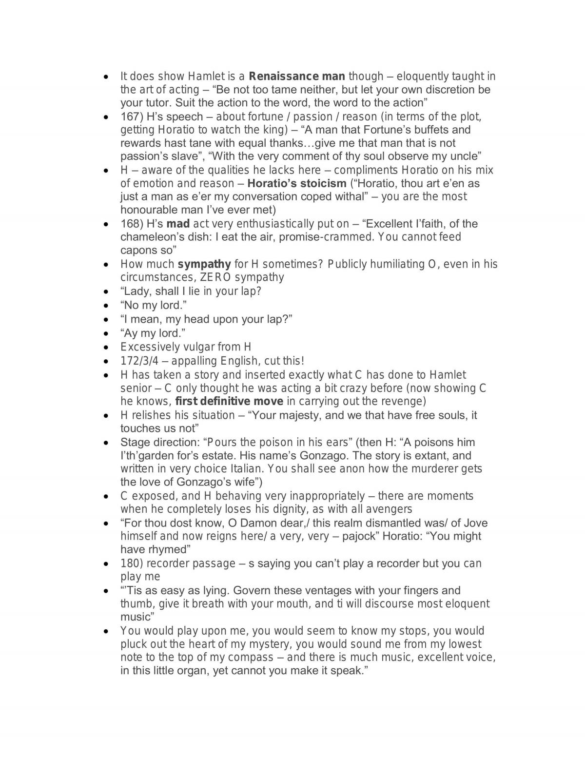 Hamlet Notes - Page 14