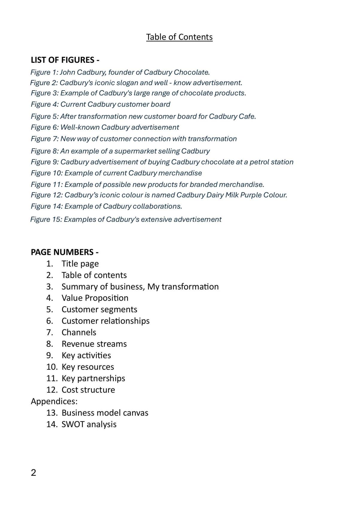 Business Formal Report - Page 2