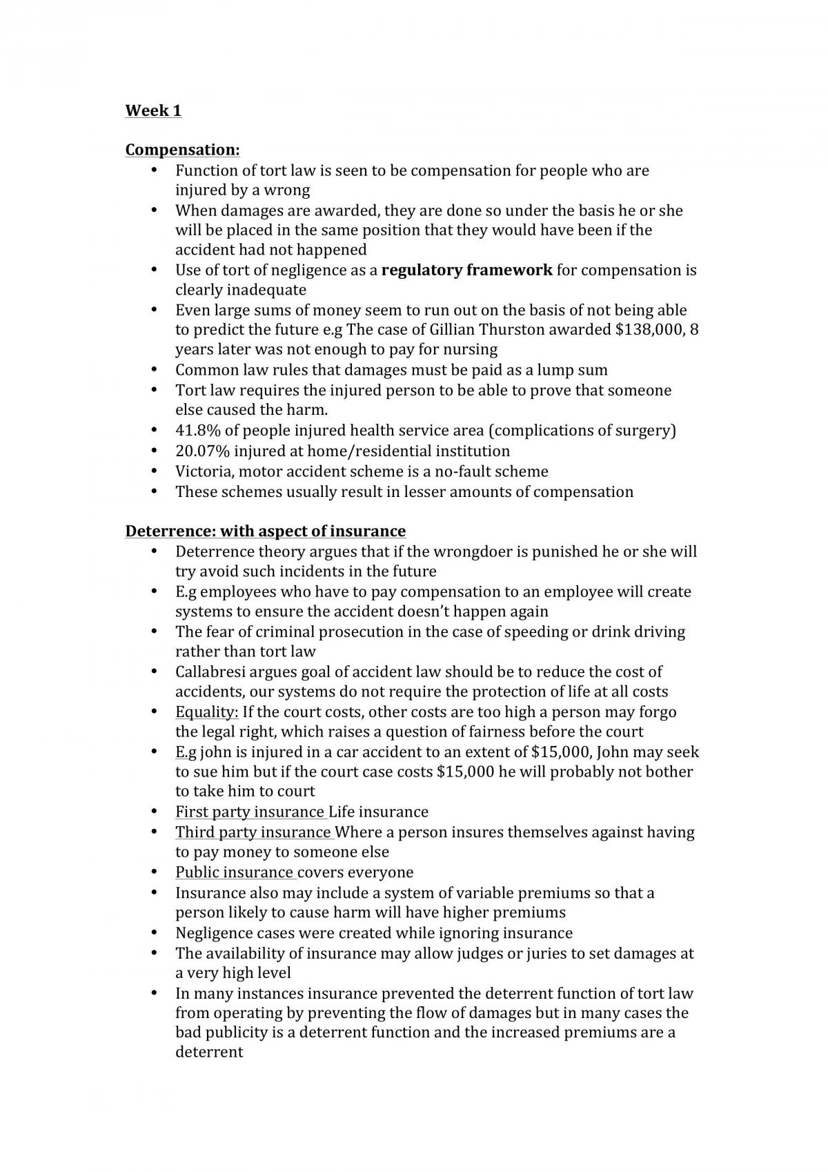 Complete Tort Notes - Page 2