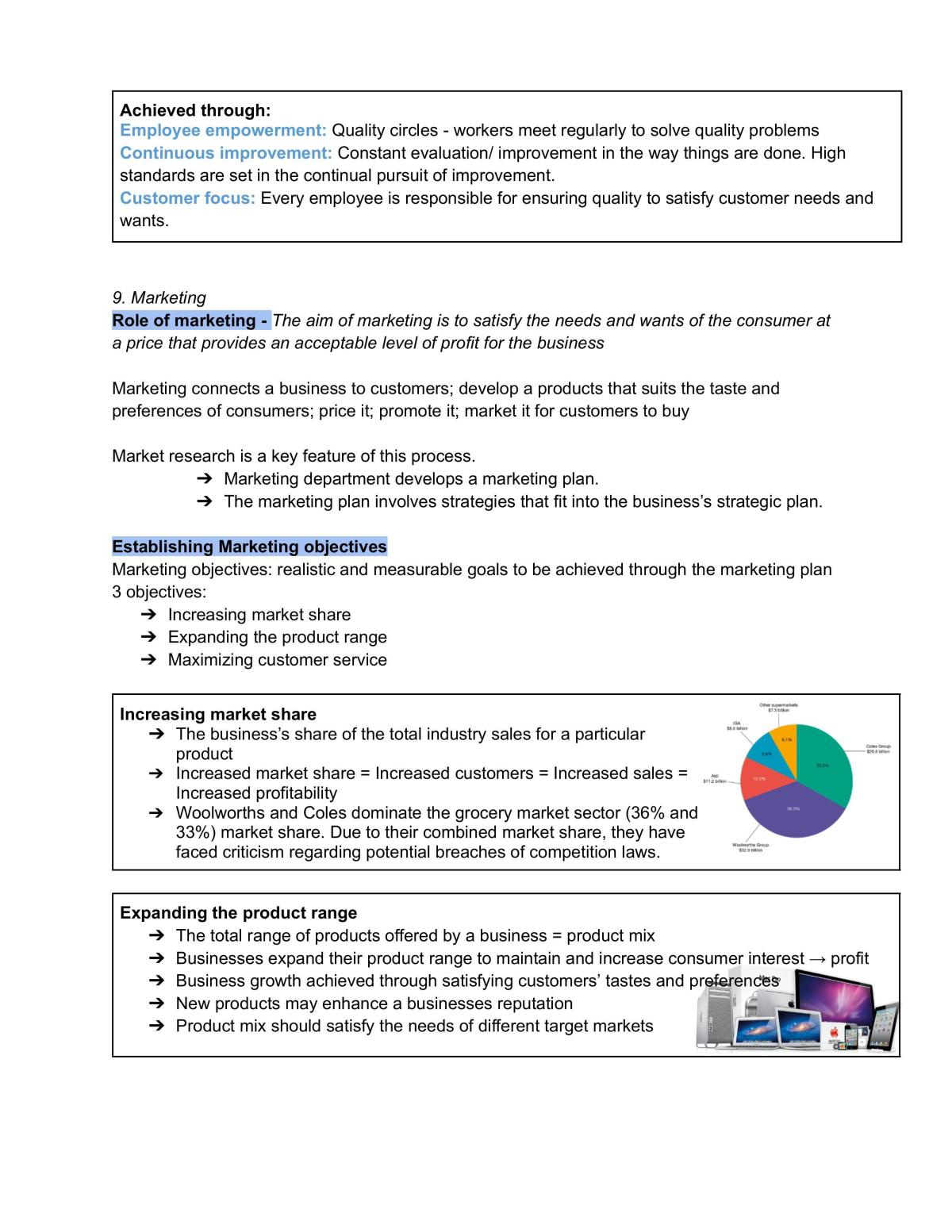 Business Yr 11 Prelim Study Notes  - Page 30