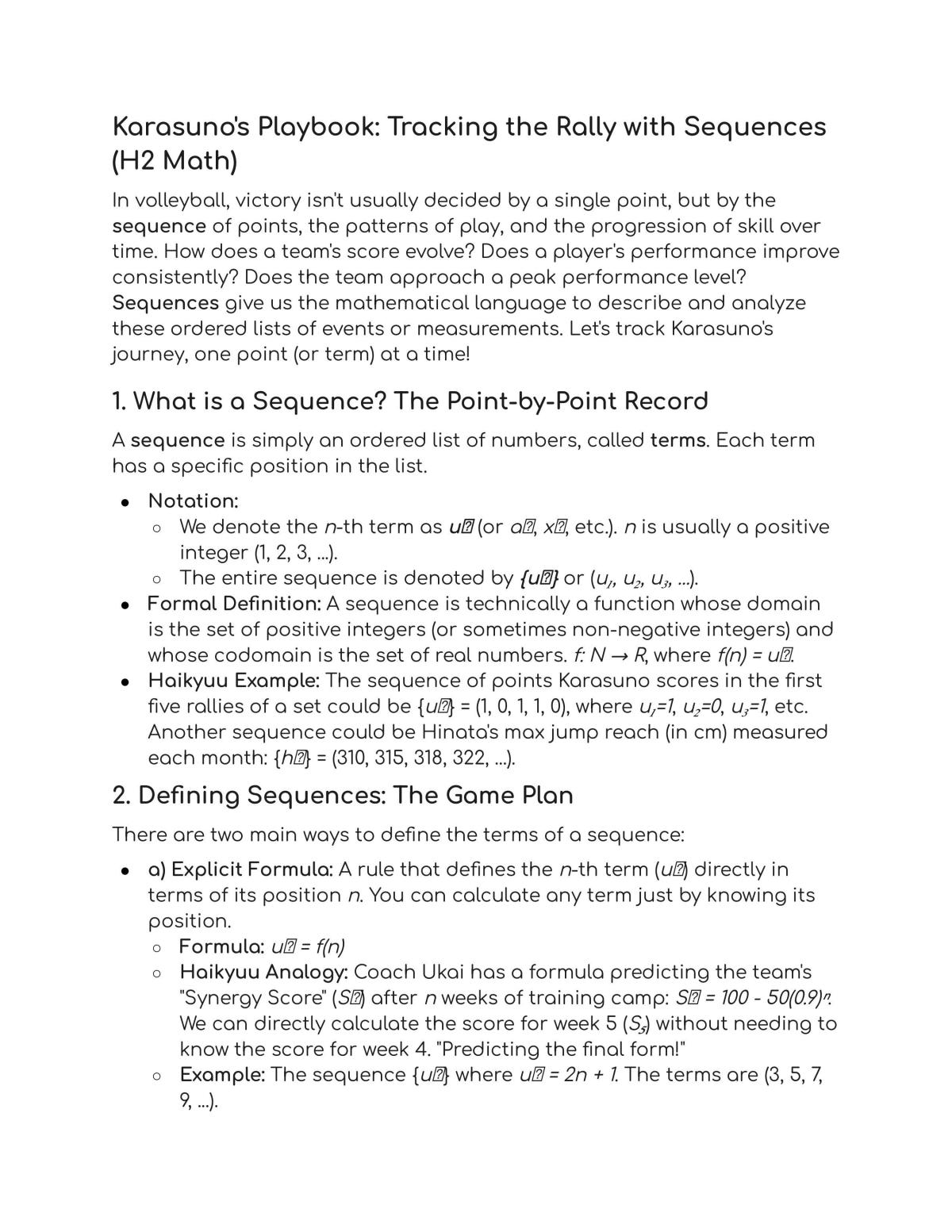 Karasuno's Playbook: Tracking the Rally with Sequences  (H2 Math) - Page 2
