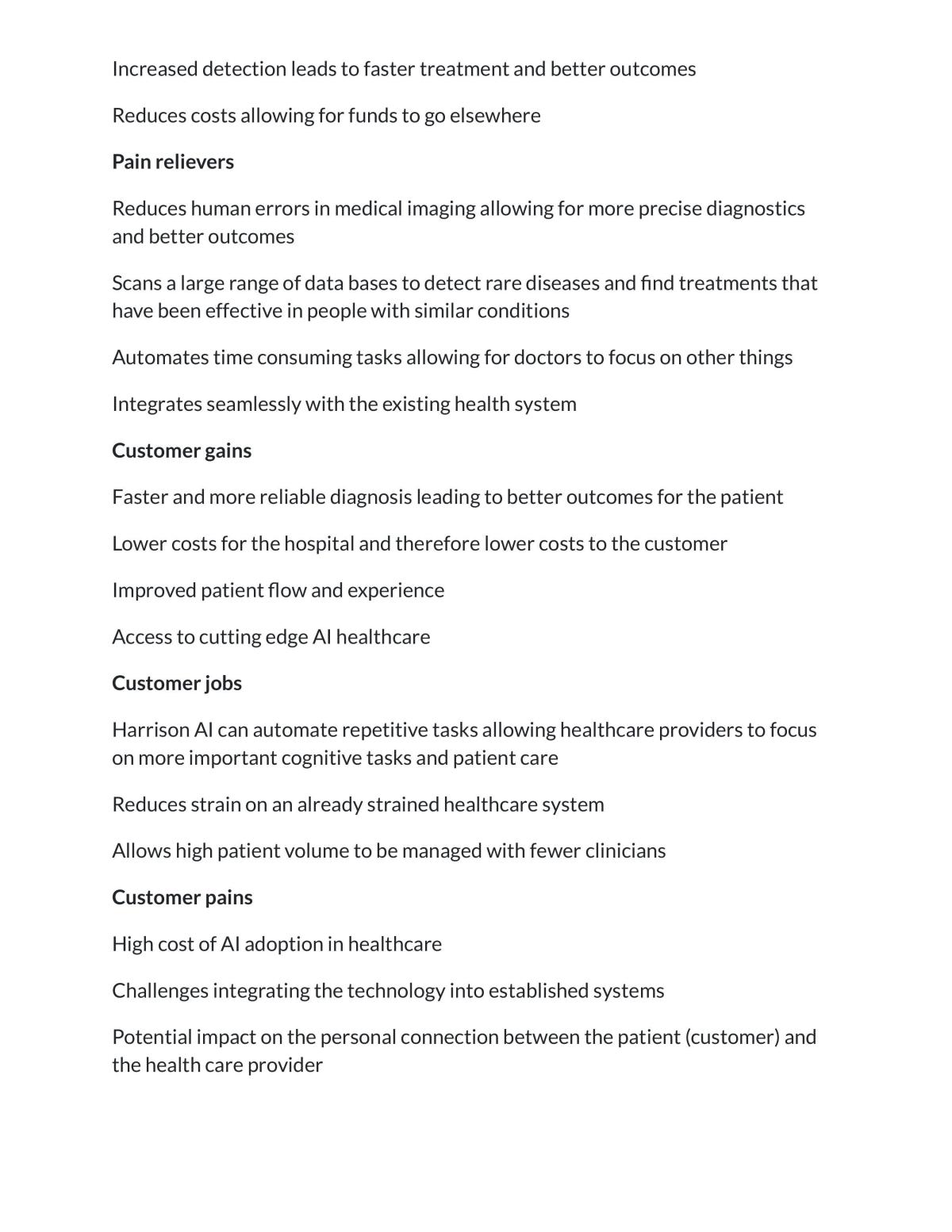 Value Proposition Canvas Harrison Ai - Page 2