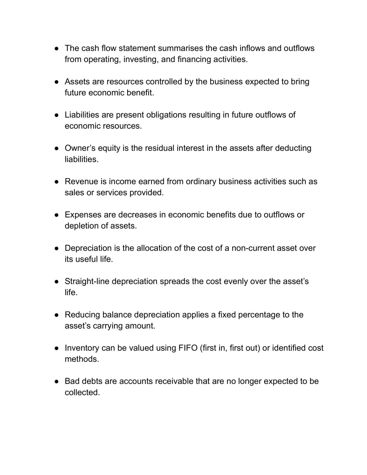 Study Notes for Stage 2 Accounting  - Page 2