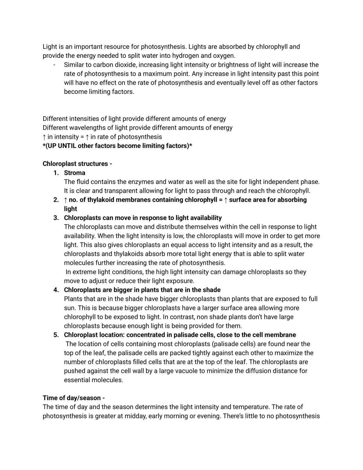 Biology 2.4 Notes (E) + a Bit of 2.5 Genetic Variation - Page 14