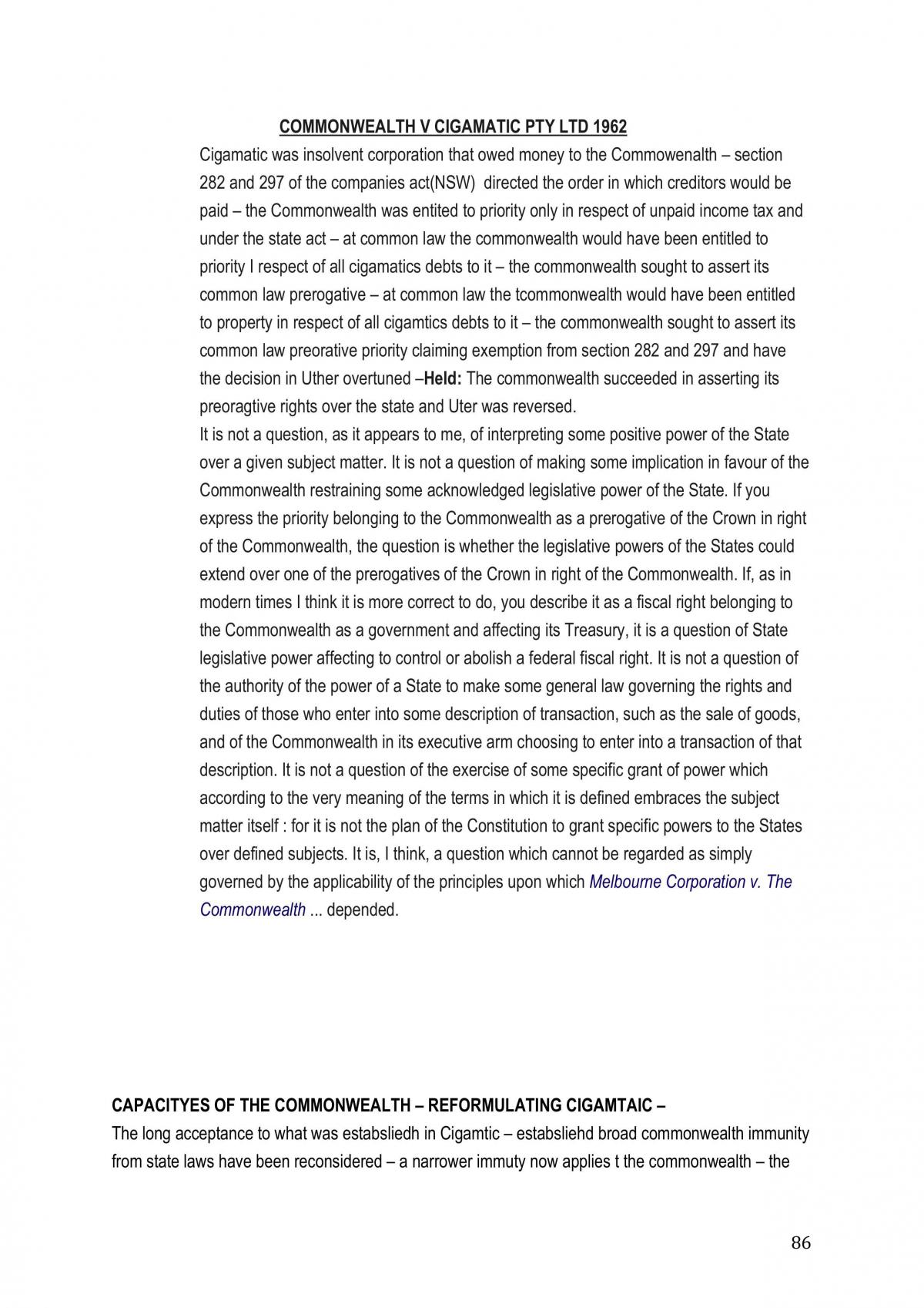 Constitutional Law Notes - Page 86