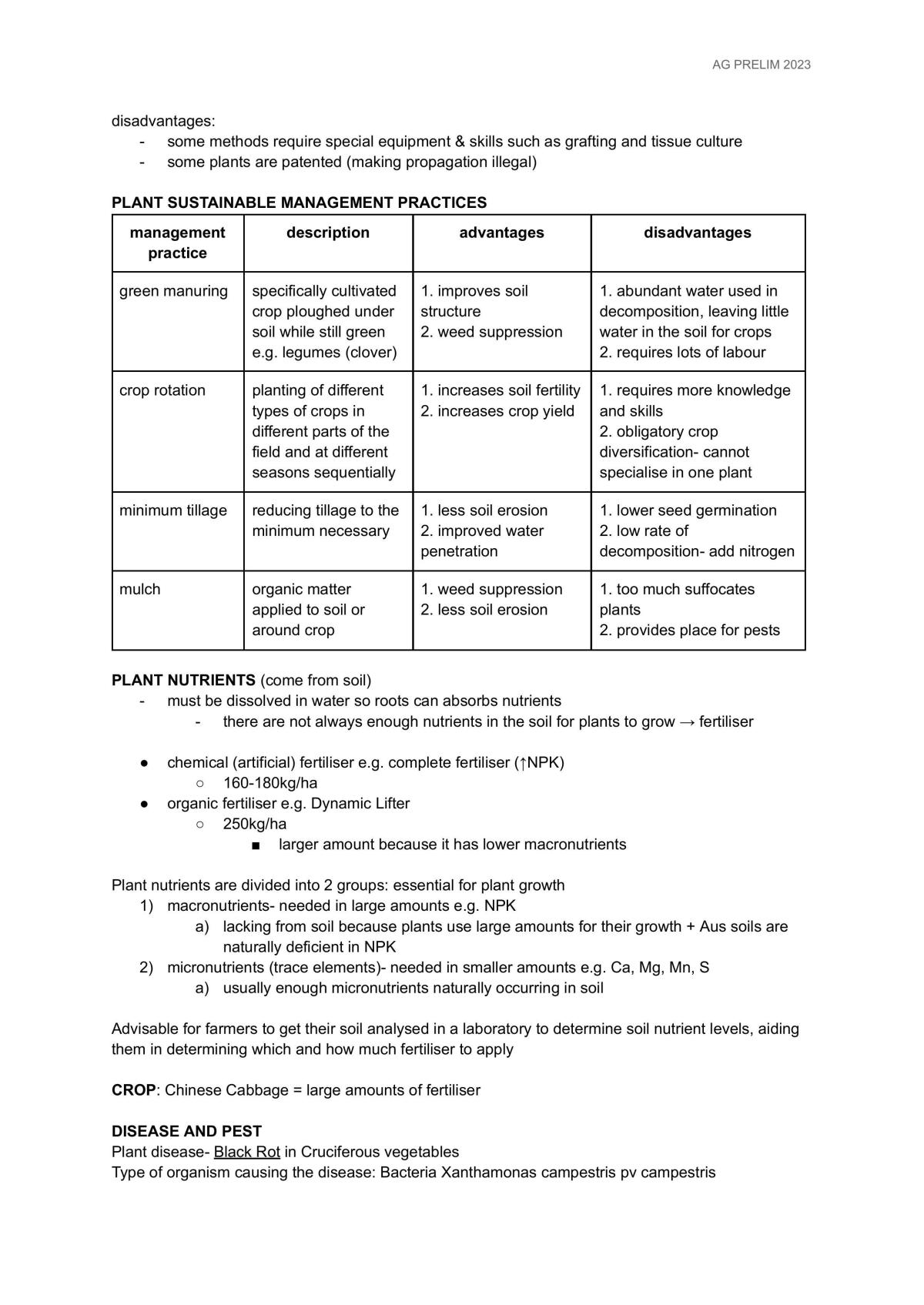 Preliminary Agriculture Notes - Page 13