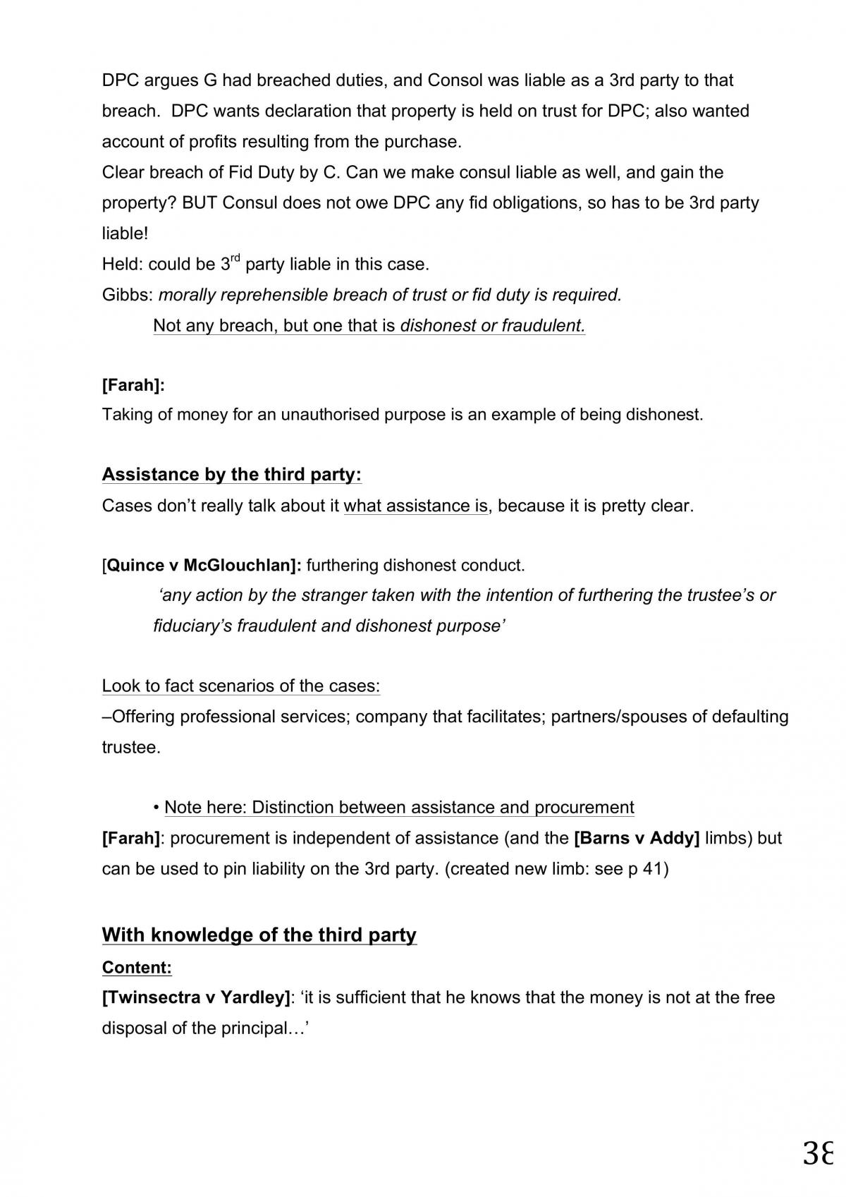 Equity Summary - Page 38