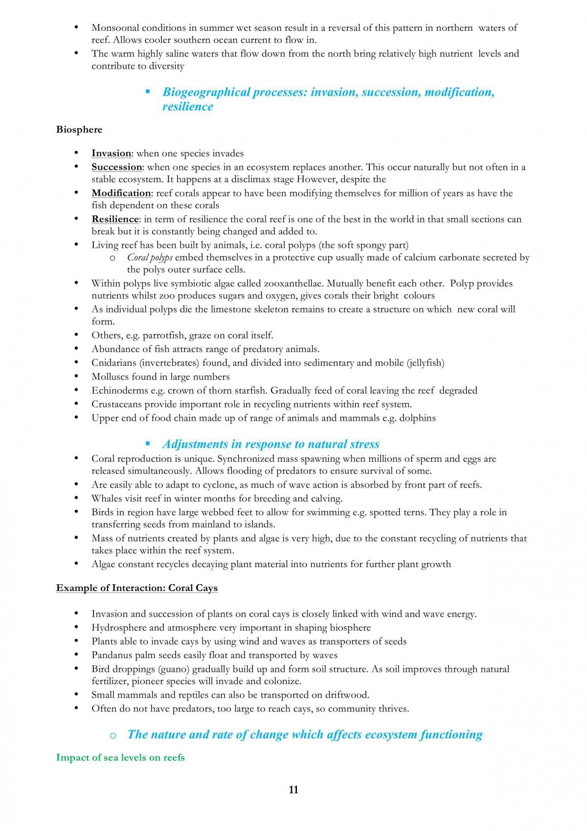 Ecosystems Notes - Page 11