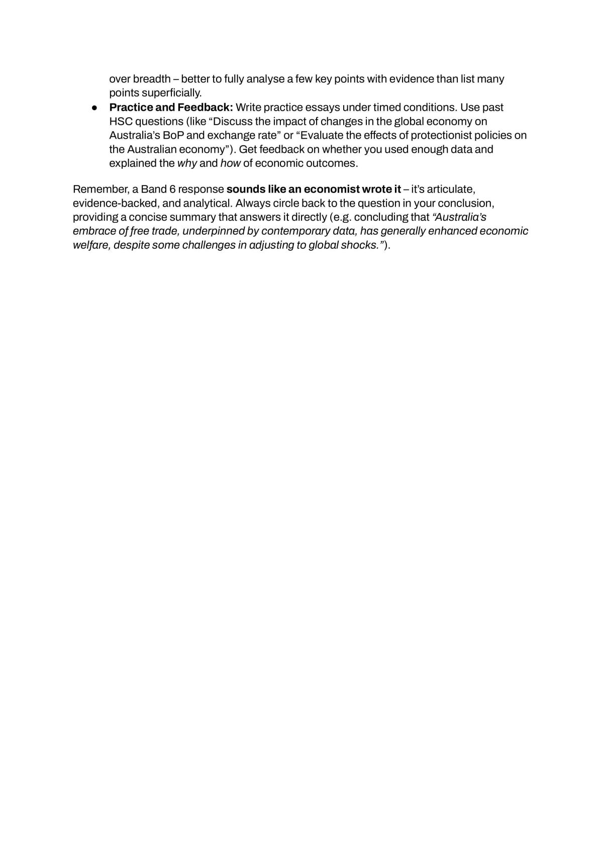 Hsc Economics - Full Course Notes - Page 32