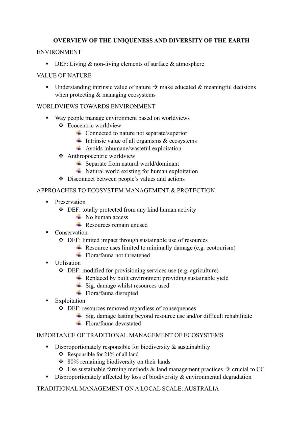 Topic 1: Earth’s Natural Systems - Page 2