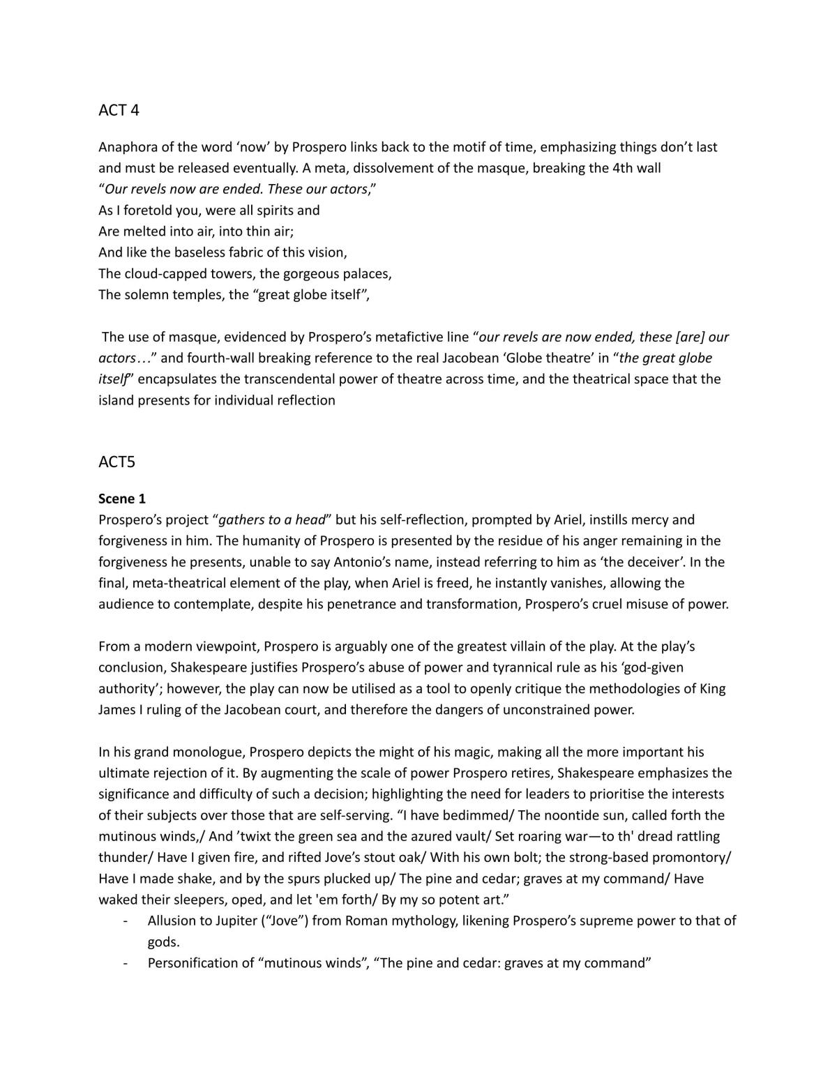 Study Notes on the Tempest & Hag-Seed MODA - Page 15