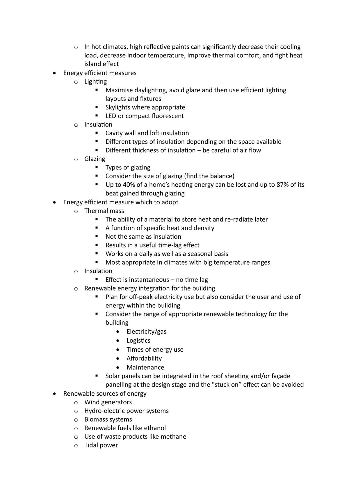 Environment Building Design - BLDG 1009 Study Notes - Page 15