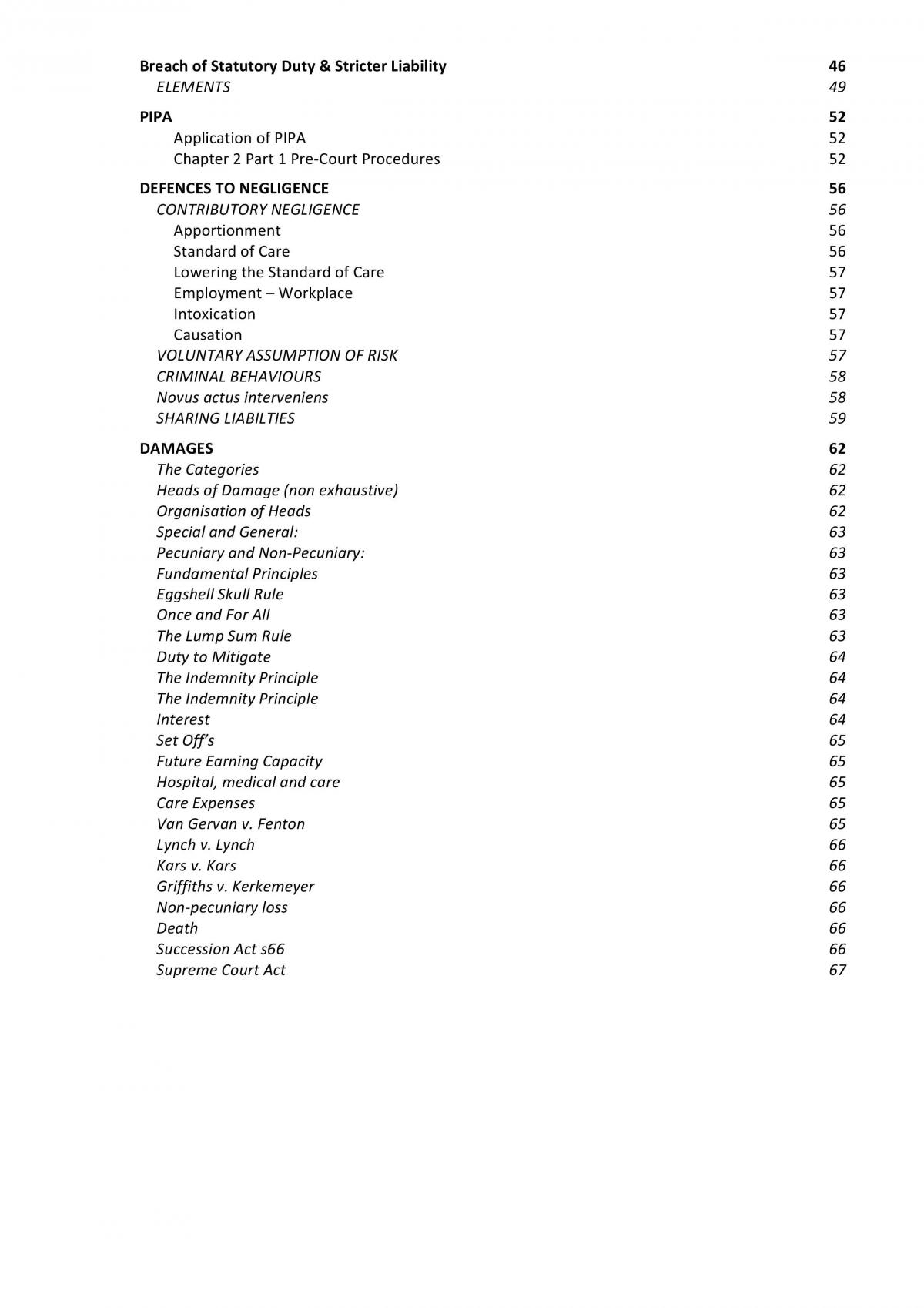 End of Semester Exam Notes - Page 2