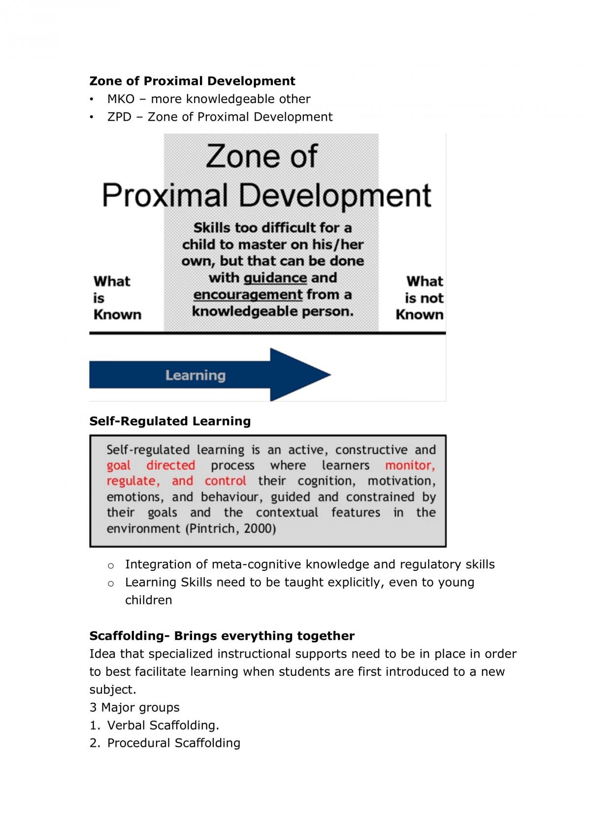 Educ2071- Learning, Mind & Education Lecture Notes  - Page 13