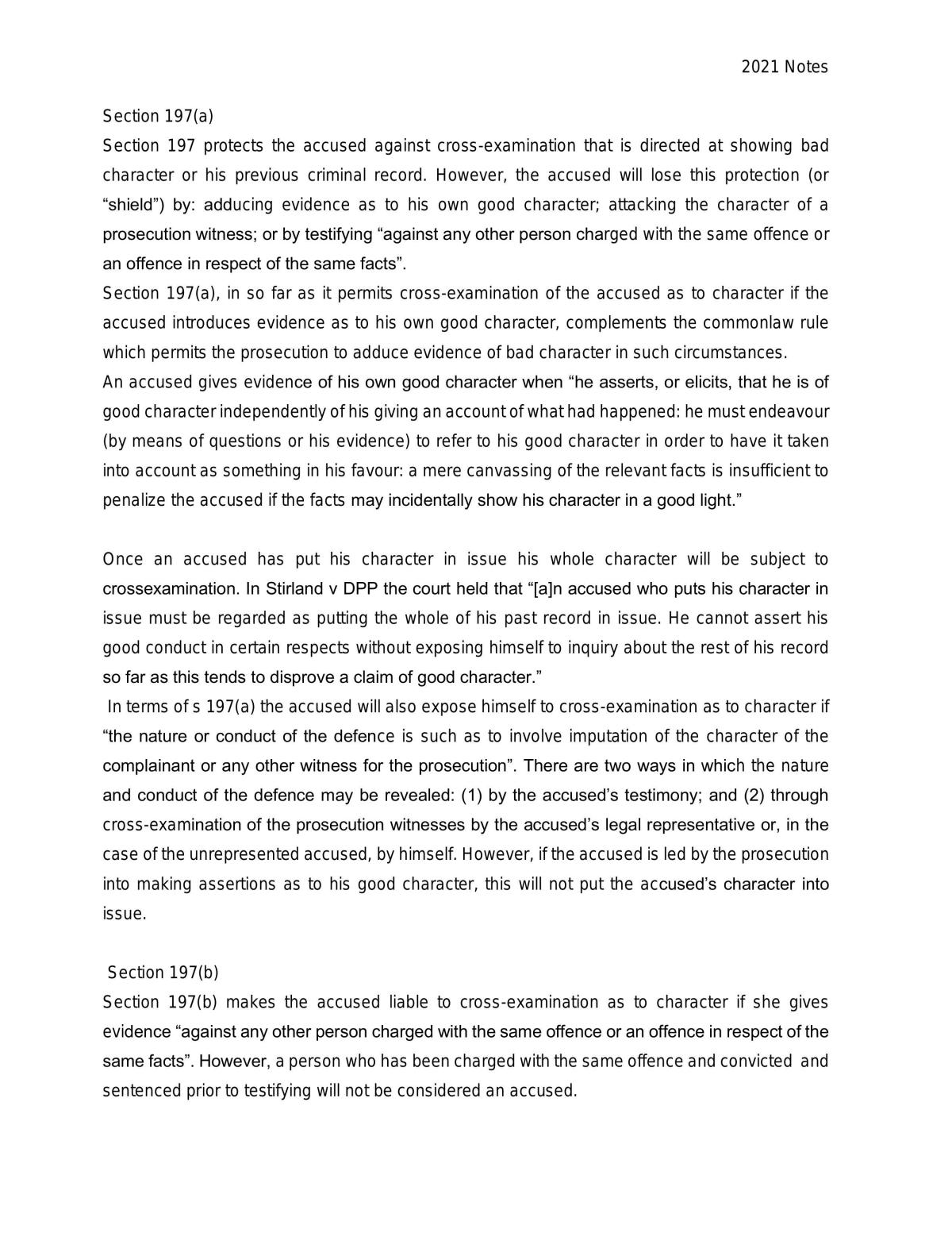 Law of Evidence Study Notes  - Page 46