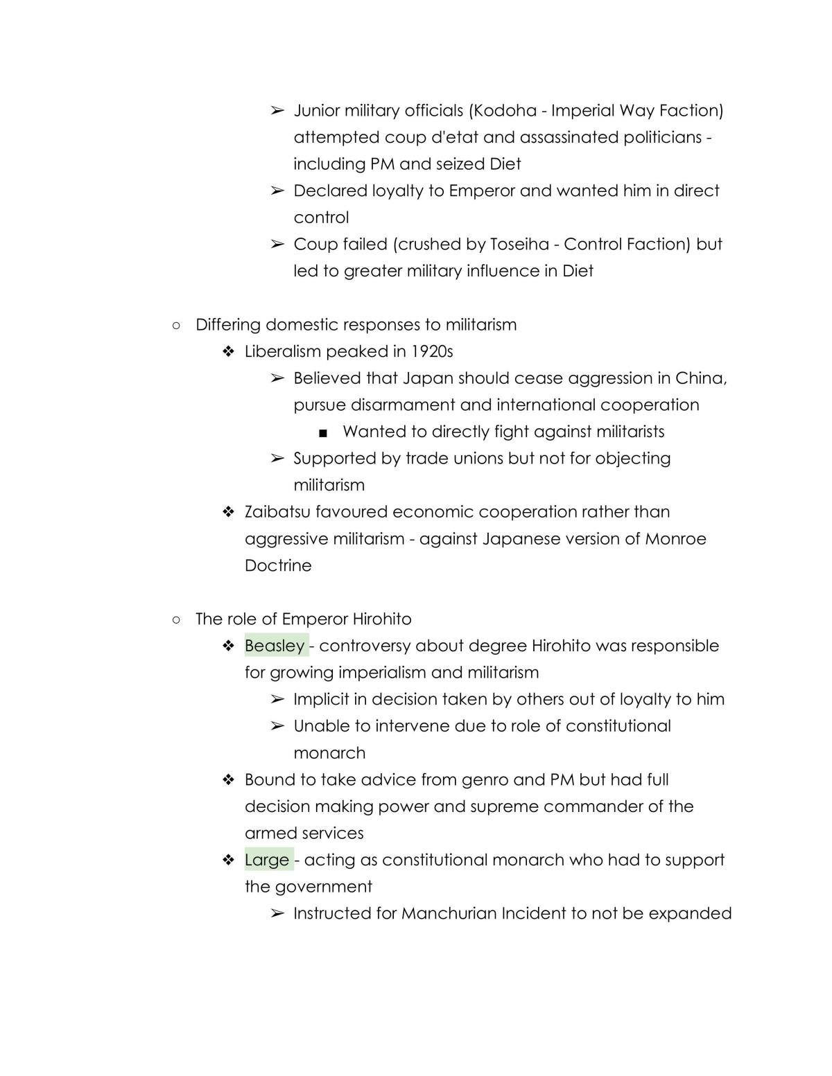 Modern History Notes | Modern History - Year 12 HSC | Thinkswap