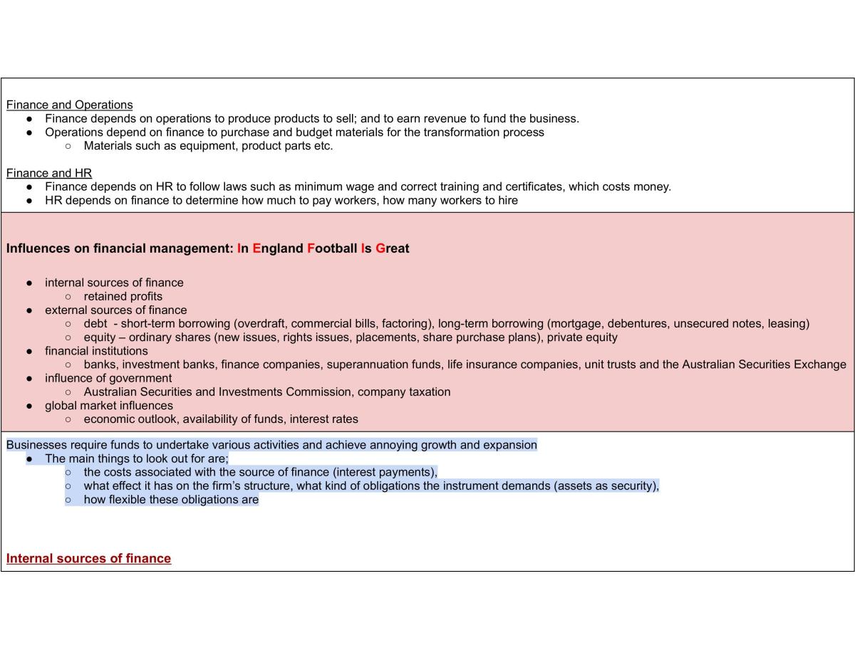 Year 12 Business Studies Notes - Page 60
