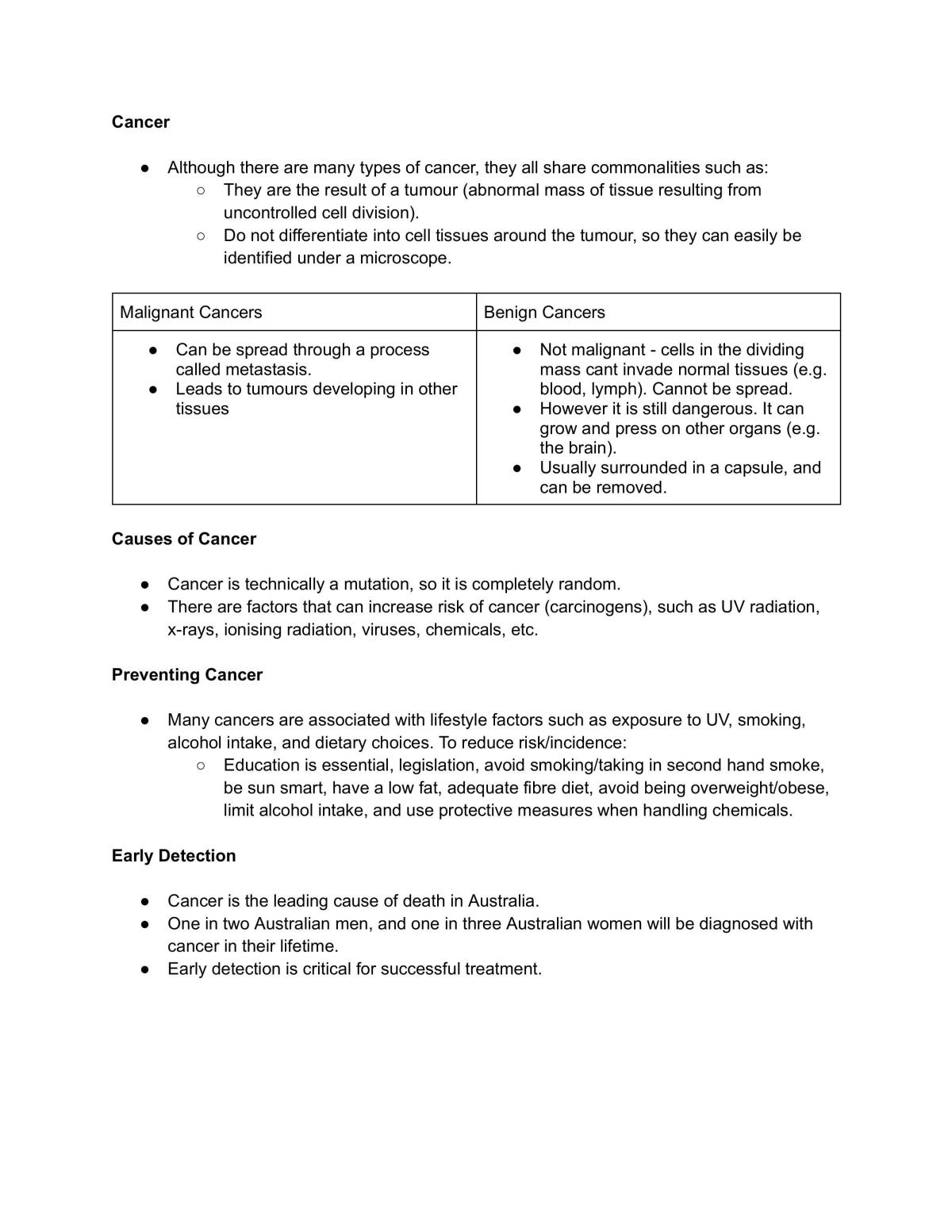 ATAR Human Bio Unit 2 Full Notes - Page 11