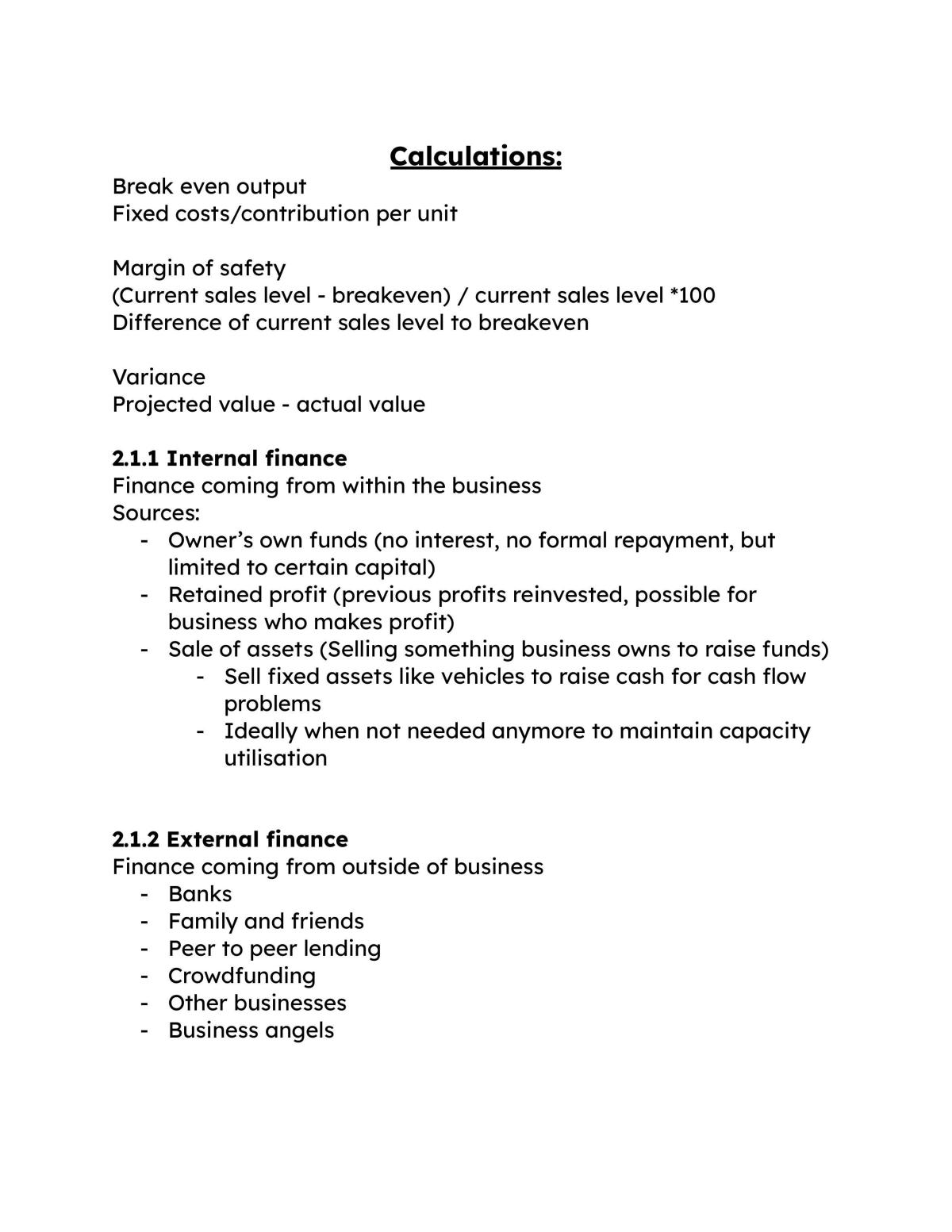 Complete Business A-Level Y2 Notes - Page 2