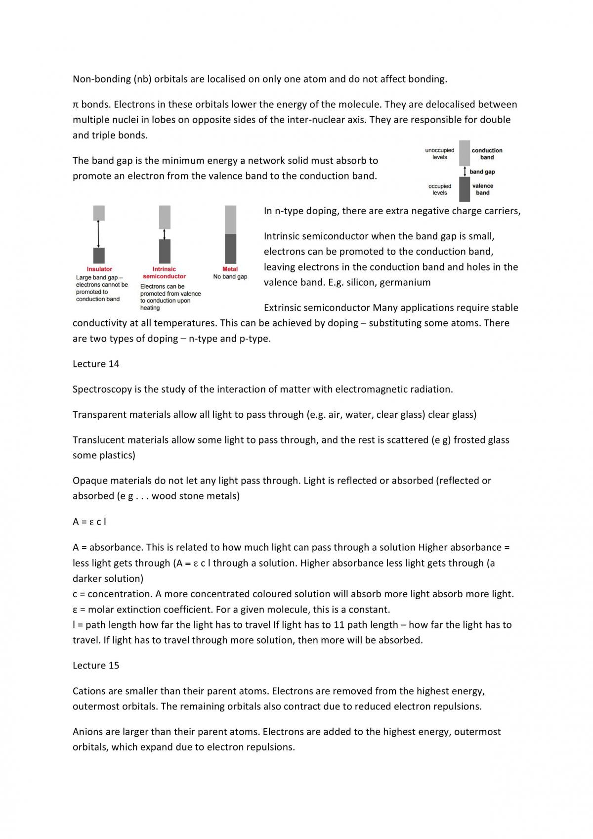 CHEM1101 Chemistry 1A Complete Notes - Page 10