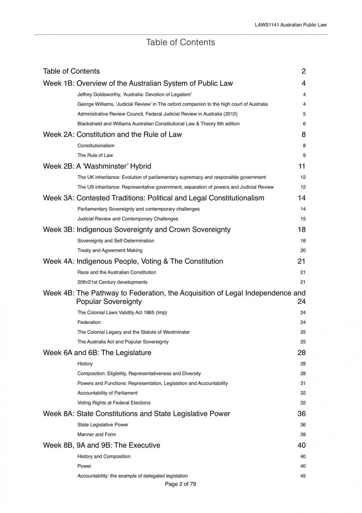 Public Law Course Notes - Page 2