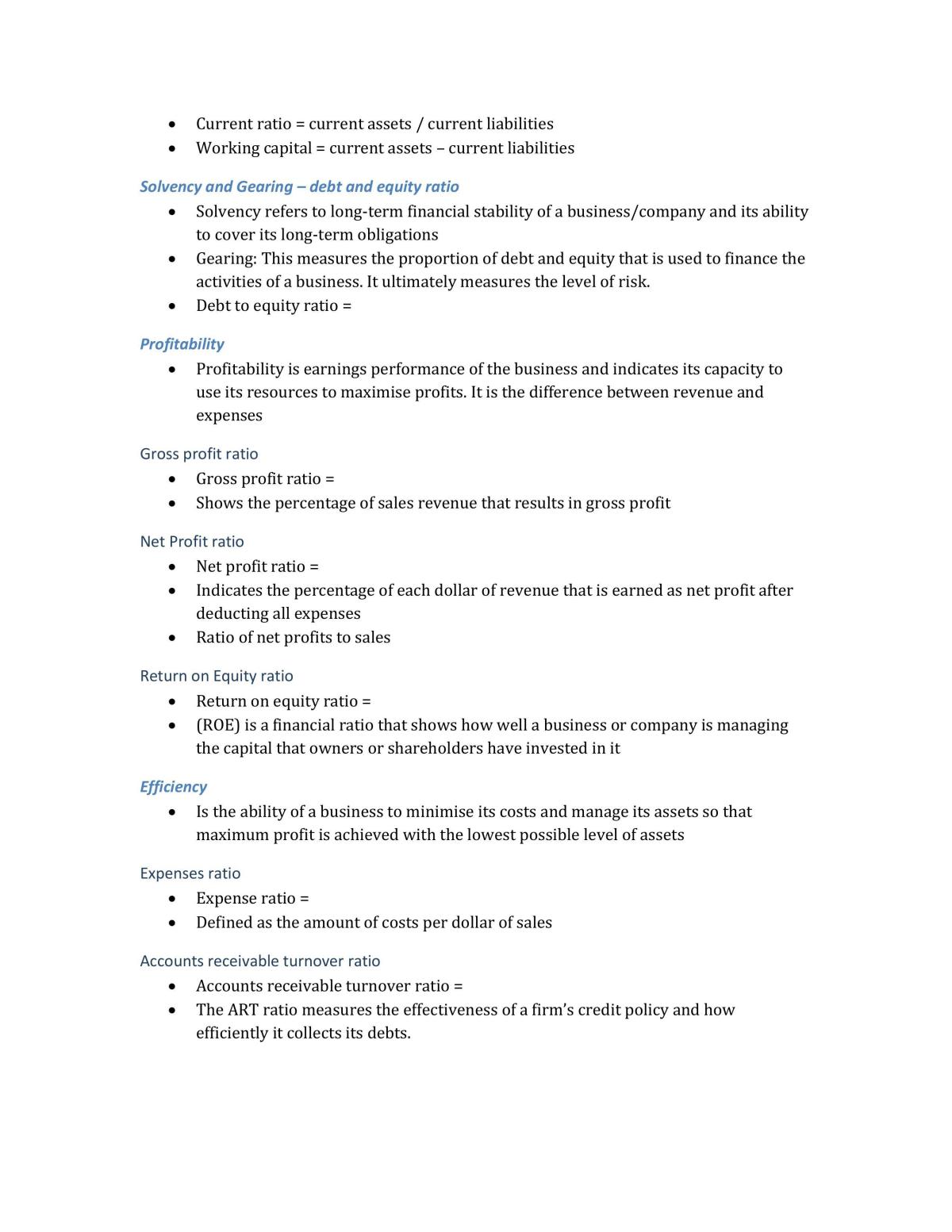 Hsc Business Studies All Definitions - Page 19