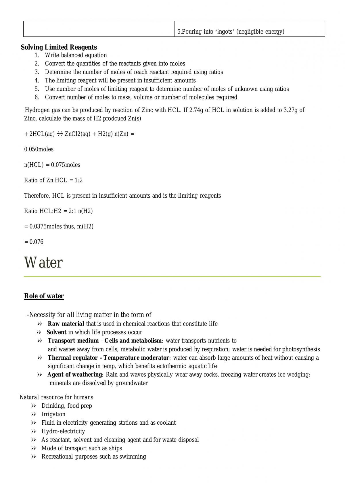 Full Year 11 Chem Notes - Page 13