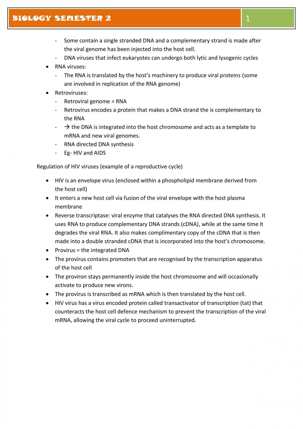 Genes and Environment Study Notes  - Page 15