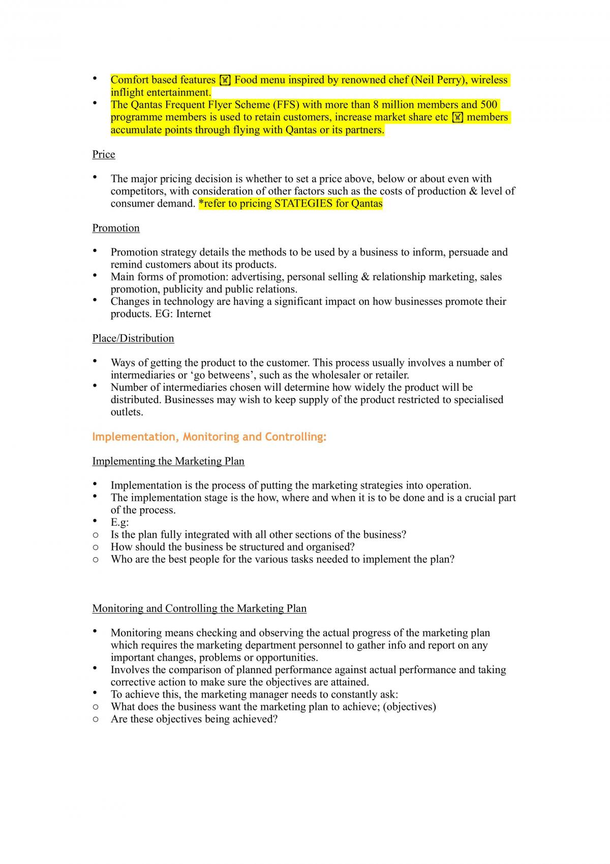 Marketing Study Notes - Page 12