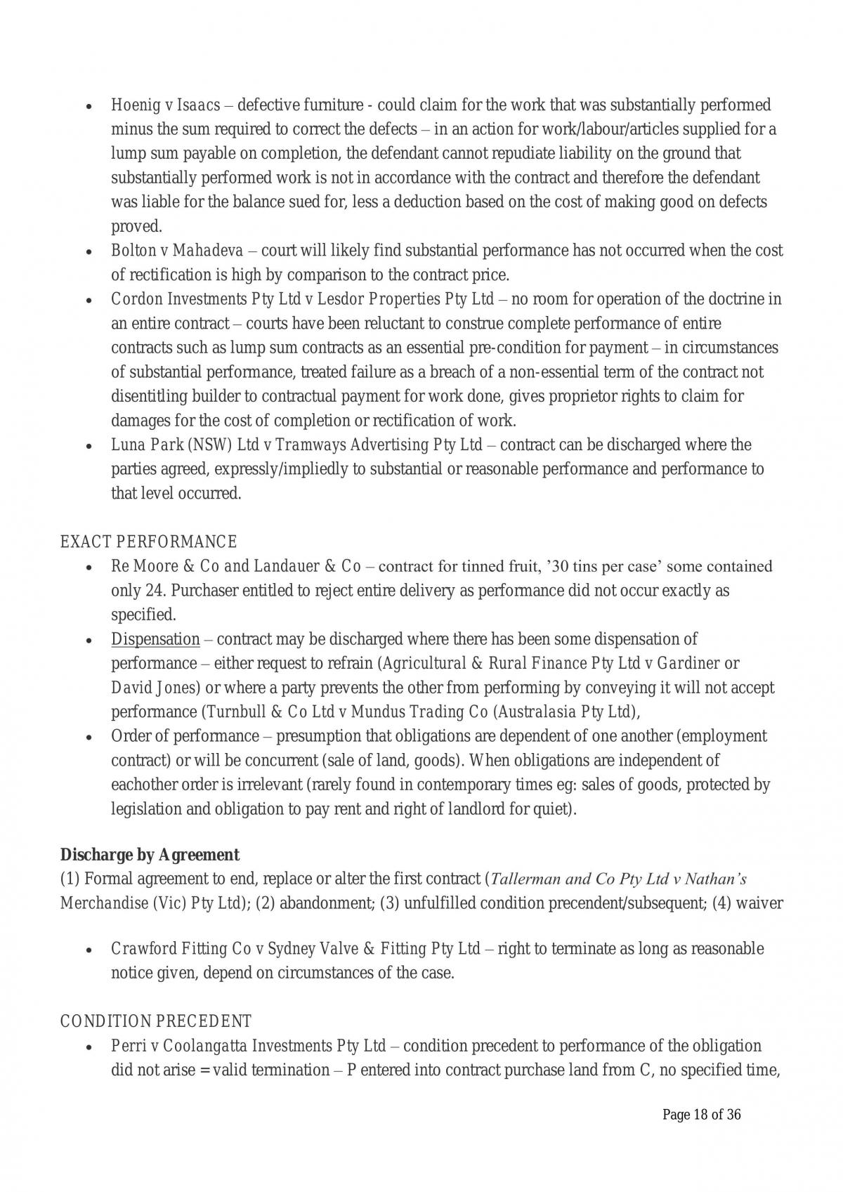 Complete Contract Law Study Notes - Page 18
