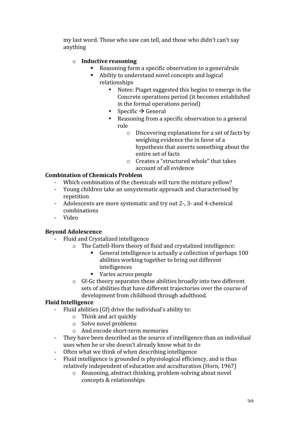 Complete Study Notes for PSYC2030 - Page 30