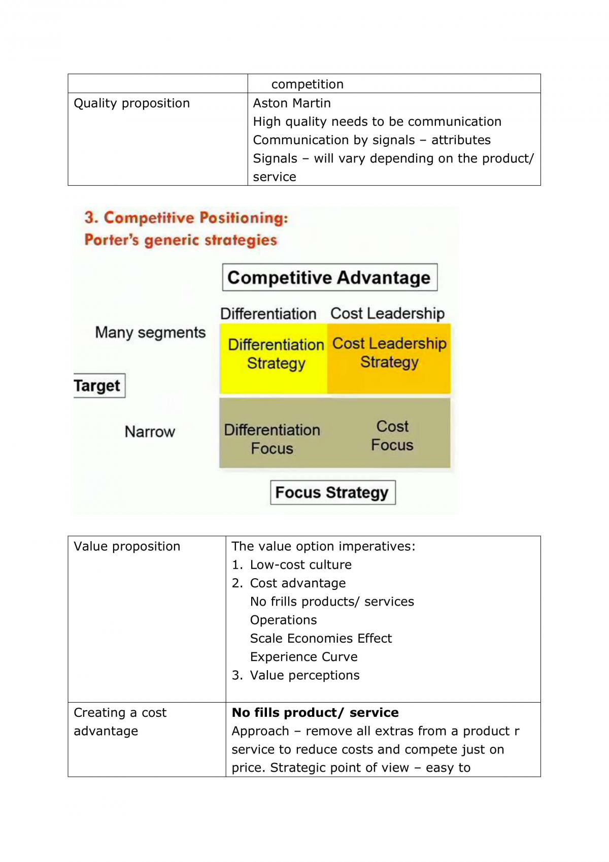 Comprehensive Marketing Strategy and Planning Notes, Usyd | MKTG3118 ...