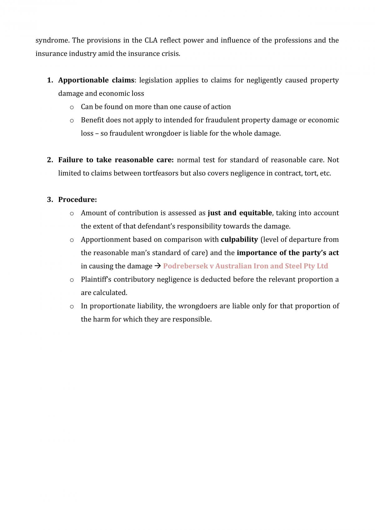 Torts Final Notes - Page 11