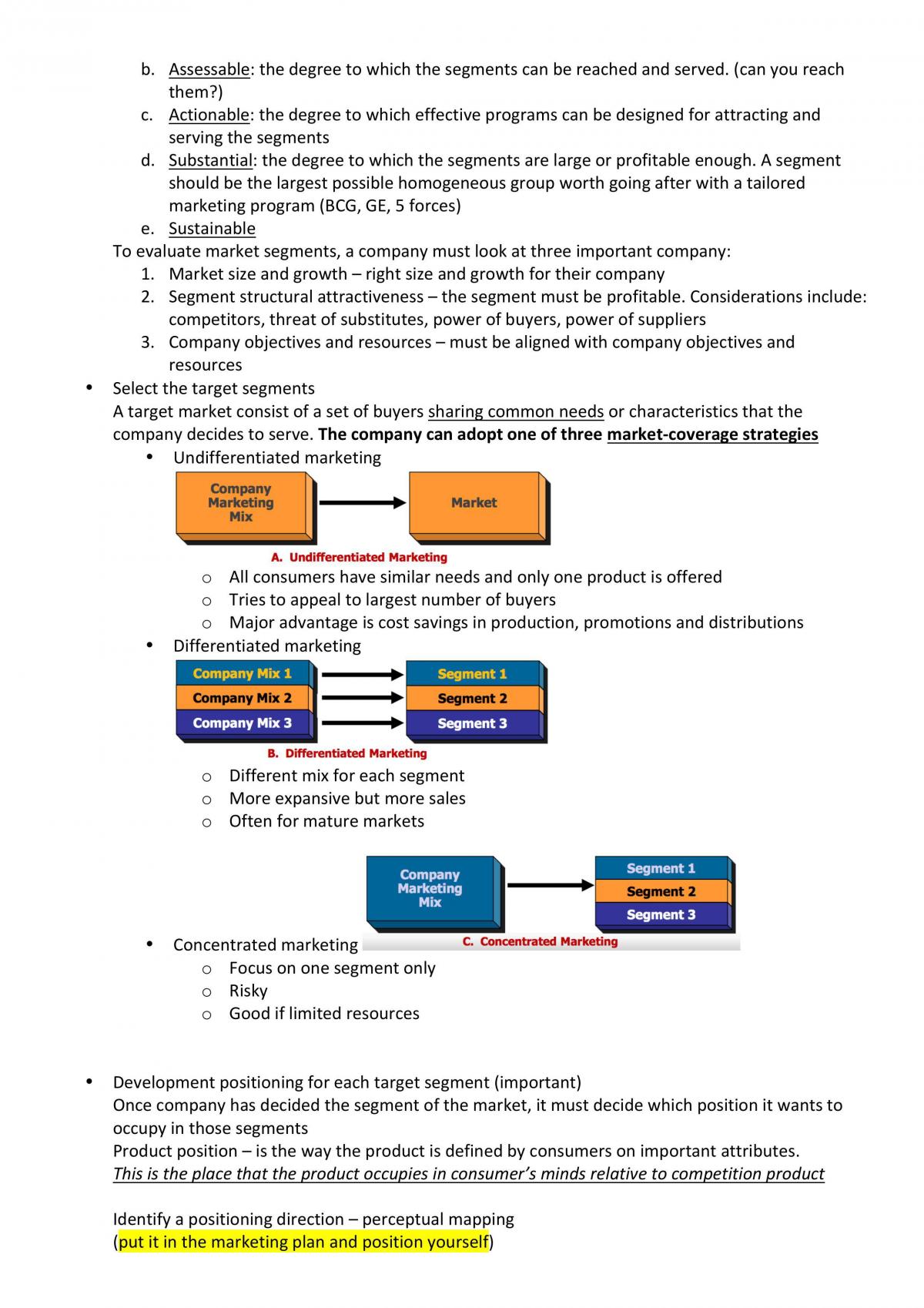 Course study note for MKTG1501 - Page 13