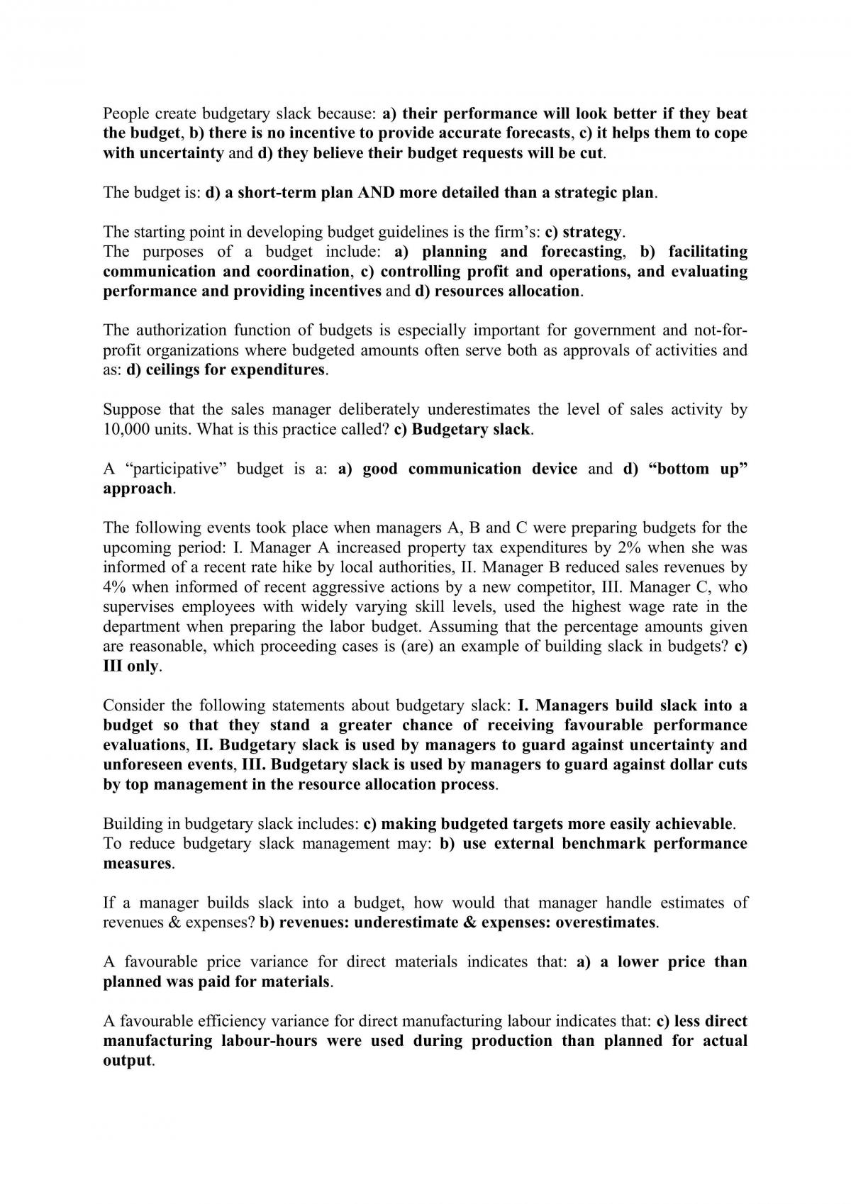 Management Control Systems Notes - Page 25