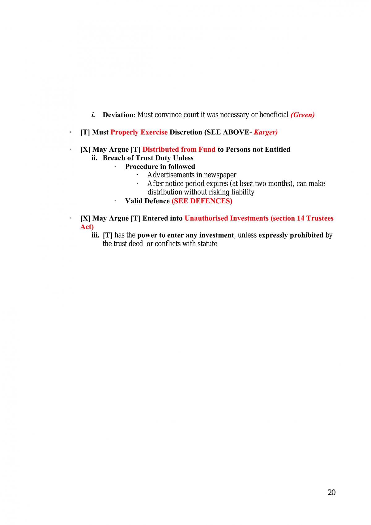 Notes on Trust for Equity - Page 20
