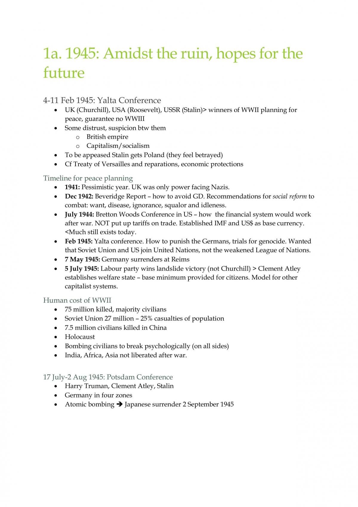 HIST10012 Complete Study Notes - Page 2