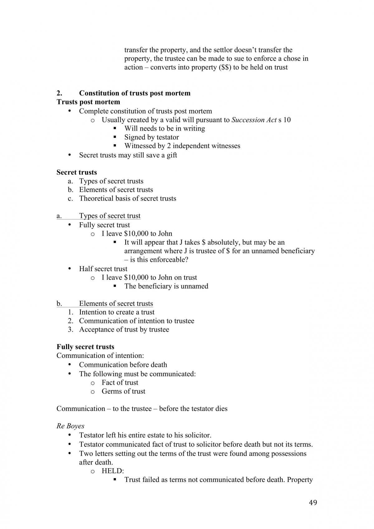 Trusts Notes - Page 49