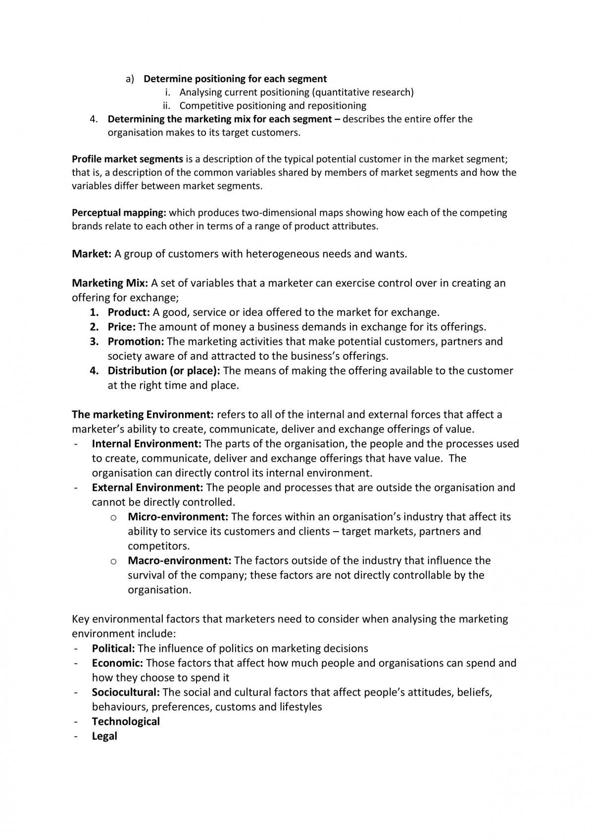 Introduction to Marketing Complete Notes - Page 12
