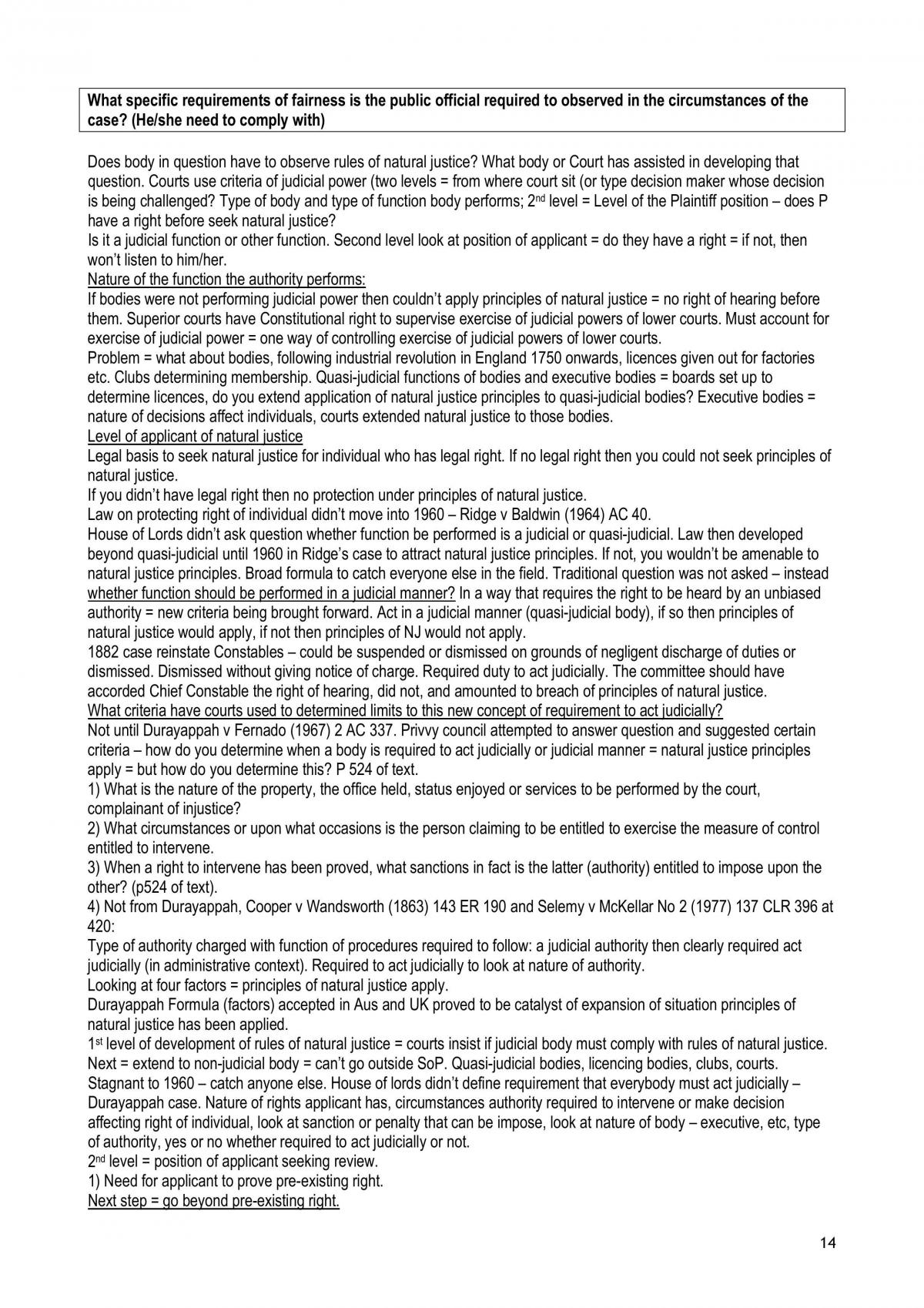 Most Of Administrative Law Summer School Notes - Page 14